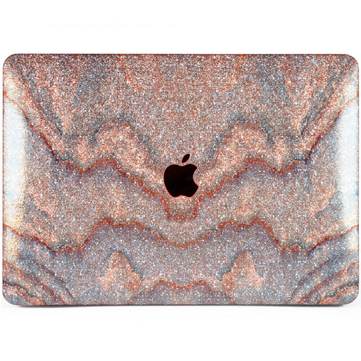 Lex Altern MacBook Glitter Case Light Blue Texture