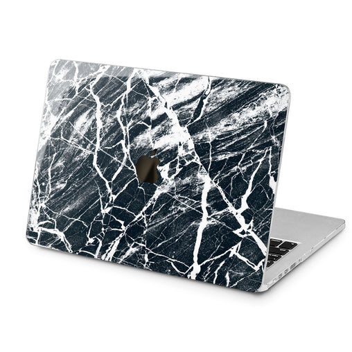 Lex Altern Lex Altern Cracked Black Pattern Case for your Laptop Apple Macbook.