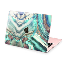 Lex Altern Hard Plastic MacBook Case Teal Agate