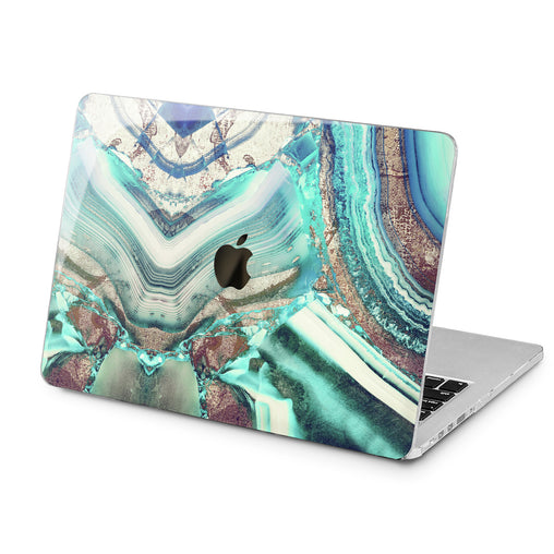 Lex Altern Lex Altern Teal Agate Case for your Laptop Apple Macbook.