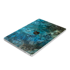 Lex Altern Hard Plastic MacBook Case Dark Blue Marble