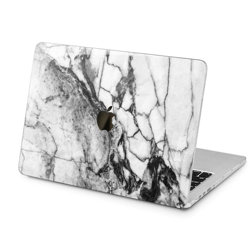 Lex Altern Lex Altern Cracked Gray Marble Case for your Laptop Apple Macbook.