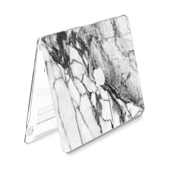 Lex Altern Hard Plastic MacBook Case Cracked Gray Marble