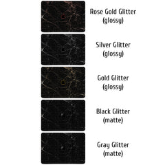 Lex Altern MacBook Glitter Case Black Obsidian