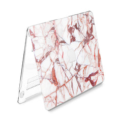 Lex Altern Hard Plastic MacBook Case Cracked Blush Marble