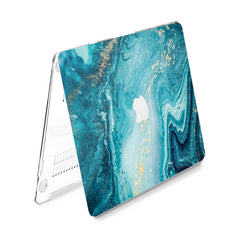 Lex Altern Hard Plastic MacBook Case Blue Paint