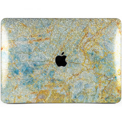 Lex Altern MacBook Glitter Case Yellow Marble
