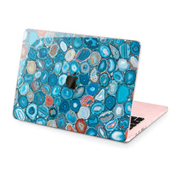 Lex Altern Hard Plastic MacBook Case Blue Agate