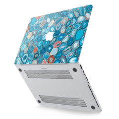 Lex Altern Hard Plastic MacBook Case Blue Agate