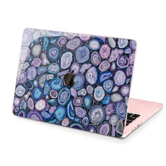 Lex Altern Hard Plastic MacBook Case Purple Agate