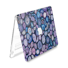Lex Altern Hard Plastic MacBook Case Purple Agate