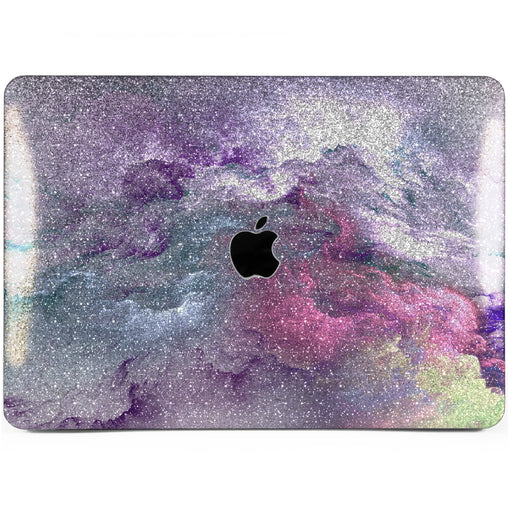Lex Altern MacBook Glitter Case Purple Sky