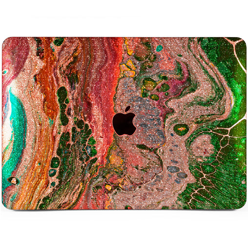 Lex Altern MacBook Glitter Case Painted Marble