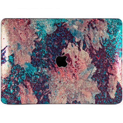 Lex Altern MacBook Glitter Case Purple Design