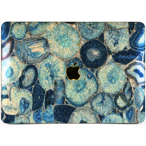 Lex Altern MacBook Glitter Case Onyx Blue Agate