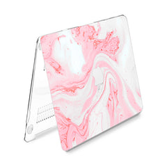 Lex Altern Hard Plastic MacBook Case Cute Pink Paint
