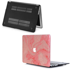 Lex Altern MacBook Glitter Case Cute Pink Paint