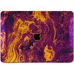 Lex Altern MacBook Glitter Case Purple Oil