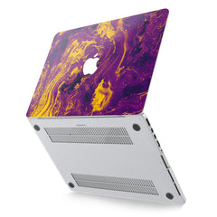 Lex Altern Hard Plastic MacBook Case Purple Oil