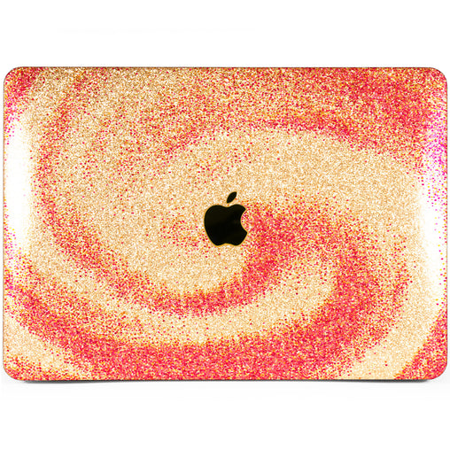 Lex Altern MacBook Glitter Case Abstract Swirl