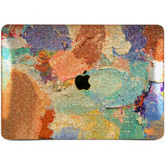Lex Altern MacBook Glitter Case Canvas Texture Print