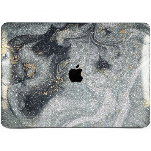 Lex Altern MacBook Glitter Case Grey Paint