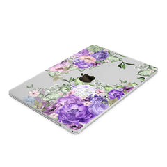 Lex Altern Hard Plastic MacBook Case Purple Floral Pattern
