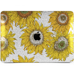 Lex Altern MacBook Glitter Case Bright Sunflowers