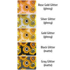 Lex Altern MacBook Glitter Case Bright Sunflowers