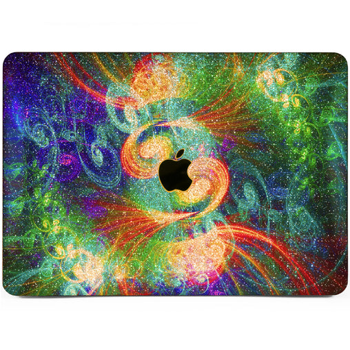 Lex Altern MacBook Glitter Case Trippy Design