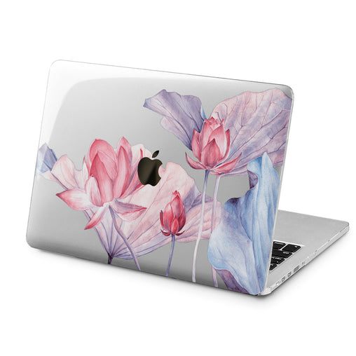 Lex Altern Lex Altern Tender Pink Lotuses Case for your Laptop Apple Macbook.