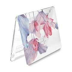 Lex Altern Hard Plastic MacBook Case Tender Pink Lotuses
