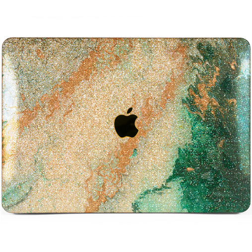 Lex Altern MacBook Glitter Case Blue Acrylic Paint