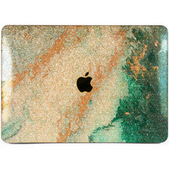 Lex Altern MacBook Glitter Case Blue Acrylic Paint