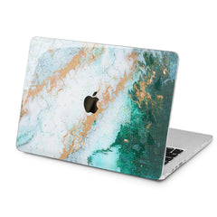 Lex Altern Lex Altern Blue Acrylic Paint Case for your Laptop Apple Macbook.