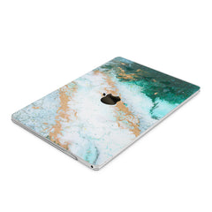Lex Altern Hard Plastic MacBook Case Blue Acrylic Paint