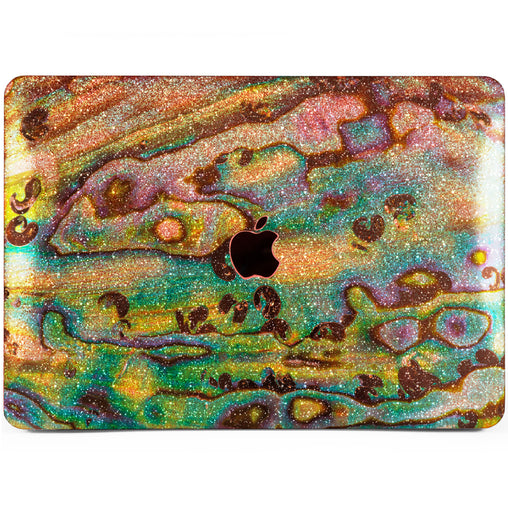 Lex Altern MacBook Glitter Case Green Abalone