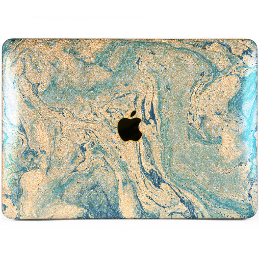 Lex Altern MacBook Glitter Case Blue Flow