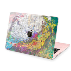 Lex Altern Hard Plastic MacBook Case Cracked Painting