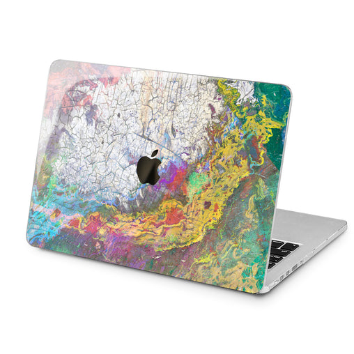 Lex Altern Lex Altern Cracked Painting Case for your Laptop Apple Macbook.