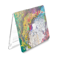 Lex Altern Hard Plastic MacBook Case Cracked Painting
