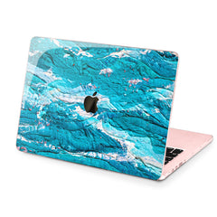 Lex Altern Hard Plastic MacBook Case Blue Waves