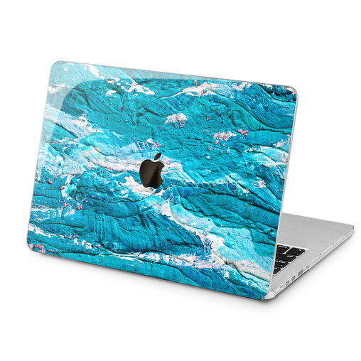 Lex Altern Lex Altern Blue Waves Case for your Laptop Apple Macbook.