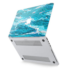 Lex Altern Hard Plastic MacBook Case Blue Waves