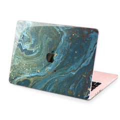 Lex Altern Hard Plastic MacBook Case Blue Oil