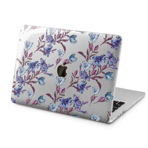 Lex Altern Lex Altern Elegant Purple Flowers Case for your Laptop Apple Macbook.