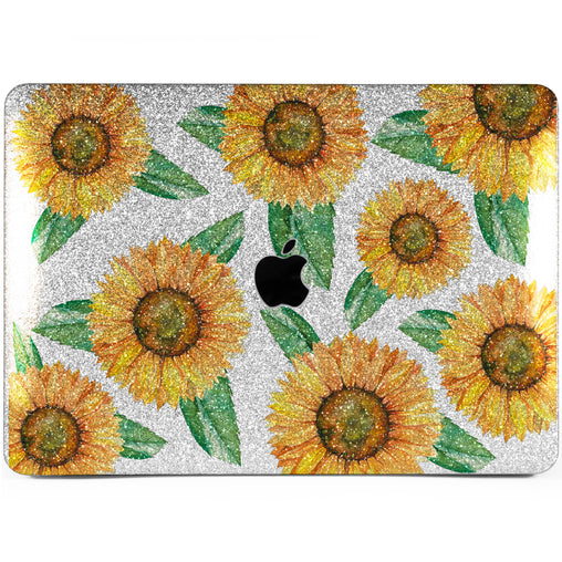 Lex Altern MacBook Glitter Case Colorful Sunflowers