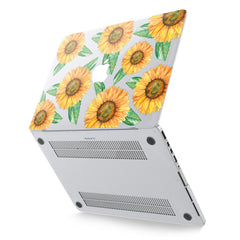 Lex Altern Hard Plastic MacBook Case Colorful Sunflowers