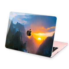 Lex Altern Hard Plastic MacBook Case Mountain Sunset