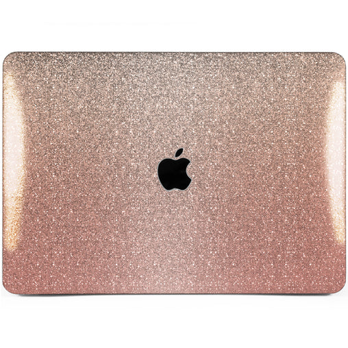 Lex Altern MacBook Glitter Case Solid Rose Gold